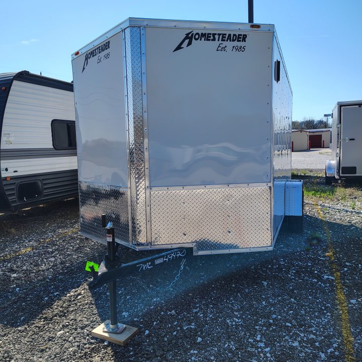 New 2026 Homesteader Trailer 7x12 SA, 6' interior height, 3.5k axle, .030 exterior , intrepid series Cargo / Enclosed Trailer