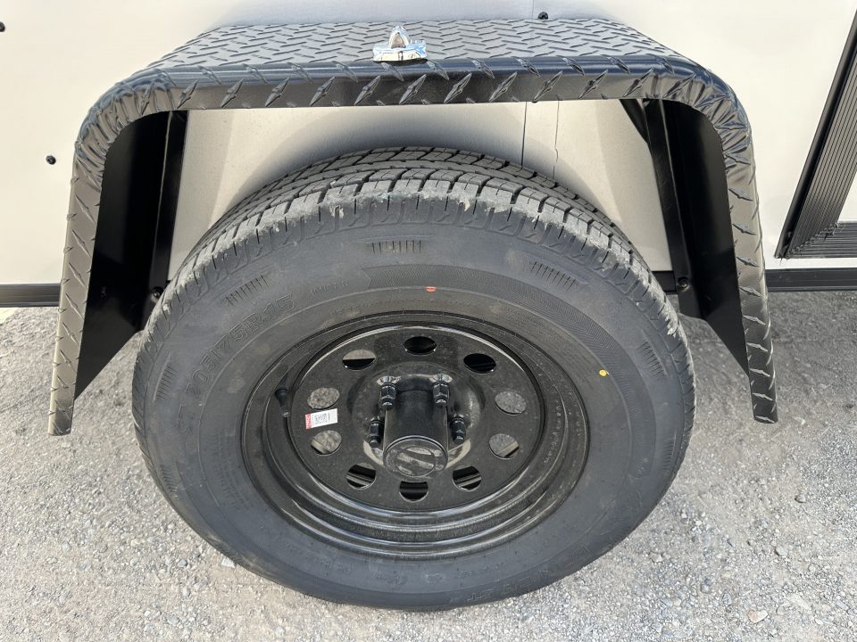 New 2026 Cargo Craft 5'x10'x5' Elite Silver V Nose w/ side door & ramp door Cargo / Enclosed Trailer