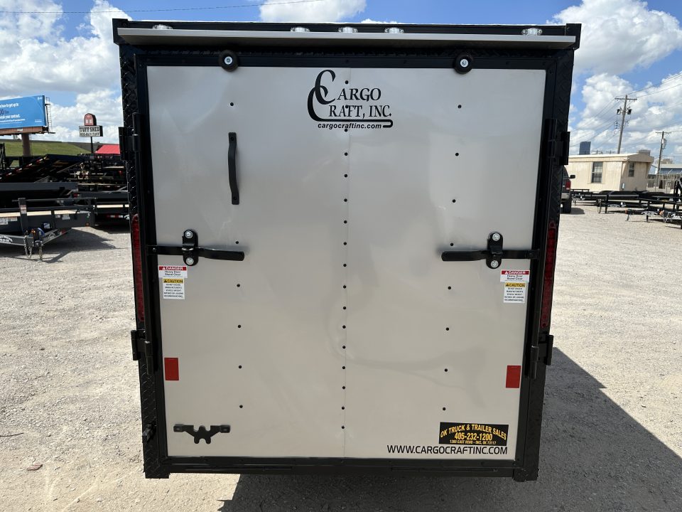 New 2026 Cargo Craft 5'x10'x5' Elite Silver V Nose w/ side door & ramp door Cargo / Enclosed Trailer