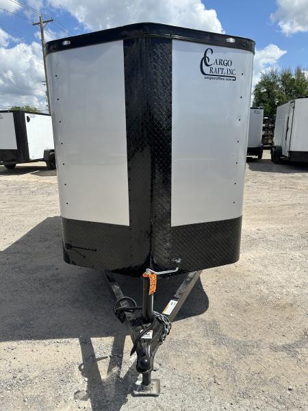 New 2026 Cargo Craft 5'x10'x5' Elite Silver V Nose w/ side door & ramp door Cargo / Enclosed Trailer