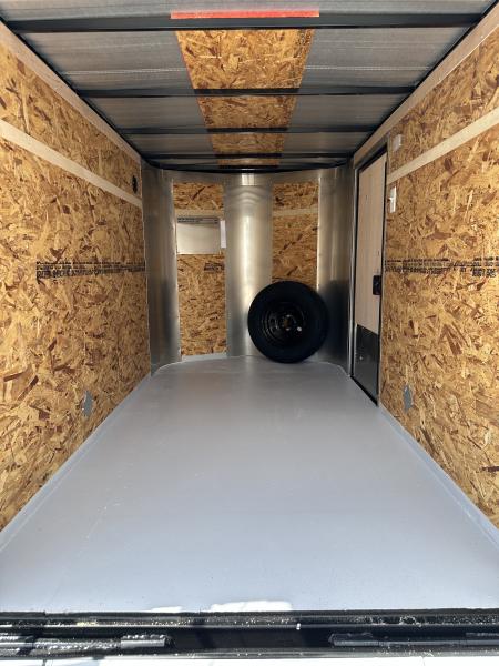 New 2026 Cargo Craft 5'x10'x5' Elite Silver V Nose w/ side door & ramp door Cargo / Enclosed Trailer