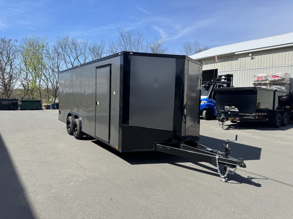 New 2026 Spartan Cargo SP8.5X20TA Cargo / Enclosed Trailer *CHARCOAL W/ BLACK