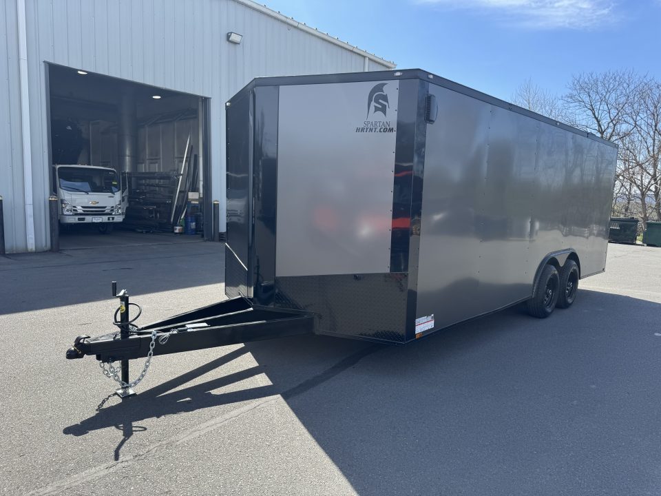 New 2026 Spartan Cargo SP8.5X20TA Cargo / Enclosed Trailer *CHARCOAL W/ BLACK