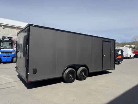 New 2026 Spartan Cargo SP8.5X20TA Cargo / Enclosed Trailer *CHARCOAL W/ BLACK