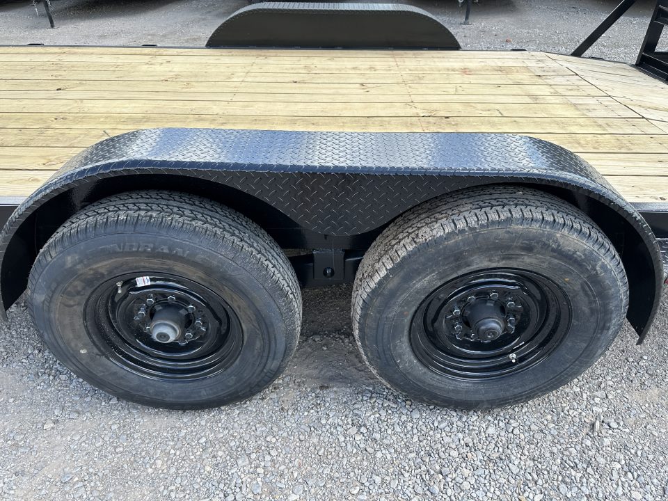 New 2026 Road Boss 83" x 16' Heavy Duty Stand Up Ramps Equipment Trailer