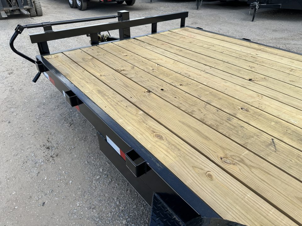 New 2026 Road Boss 83" x 16' Heavy Duty Stand Up Ramps Equipment Trailer