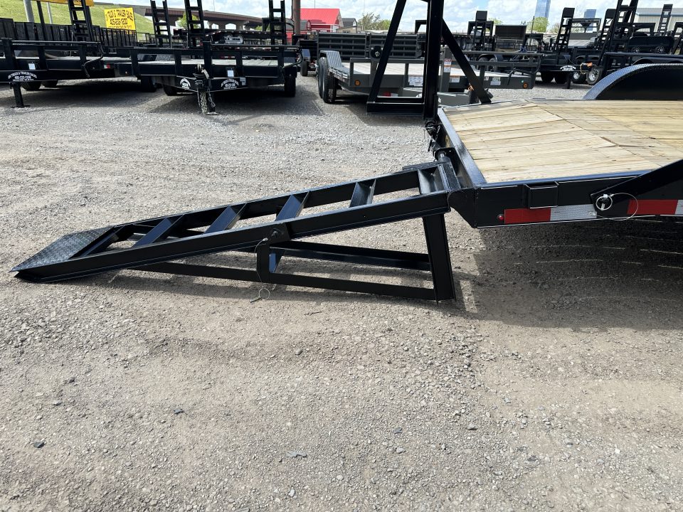 New 2026 Road Boss 83" x 16' Heavy Duty Stand Up Ramps Equipment Trailer