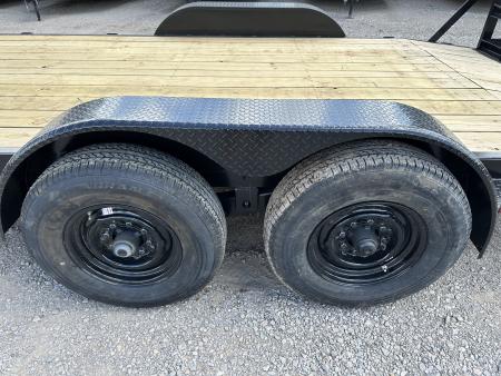 New 2026 Road Boss 83" x 16' Heavy Duty Stand Up Ramps Equipment Trailer