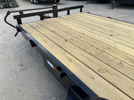 New 2026 Road Boss 83" x 16' Heavy Duty Stand Up Ramps Equipment Trailer