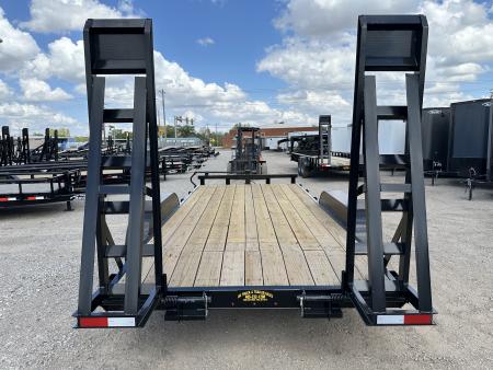 New 2026 Road Boss 83" x 16' Heavy Duty Stand Up Ramps Equipment Trailer