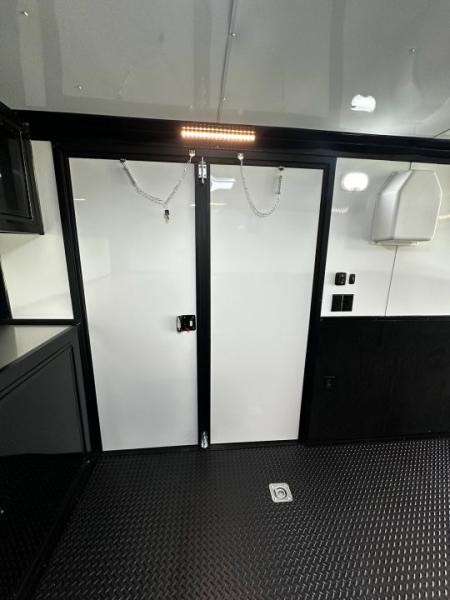 New 2026 Rock Solid Cargo 8.5x32 Race Trailer-Finished Interior-Triple 7000 TORSIONS -FLAT FRONT-24ft Awning