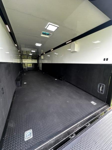 New 2026 Rock Solid Cargo 8.5x32 Race Trailer-Finished Interior-Triple 7000 TORSIONS -FLAT FRONT-24ft Awning