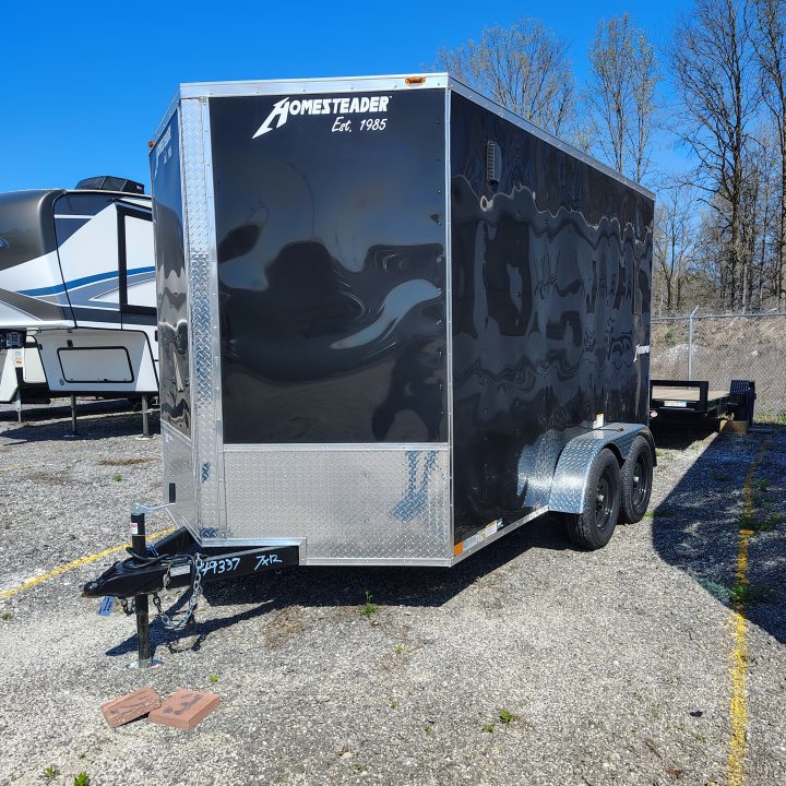 New 2026 Homesteader Trailer 7x12 TA, 7' interior height, 3.5k axles, .030 exterior , intrepid series Cargo / Enclosed Trailer