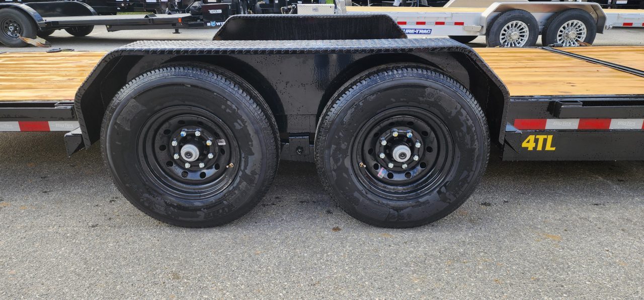 New 7 x 22 (16+6) Big Tex 14TL Tilt Bed Equipment Trailer, 14k GVWR **6' Stationary Deck, Removable Fenders, Adj. Hyd. Dampener