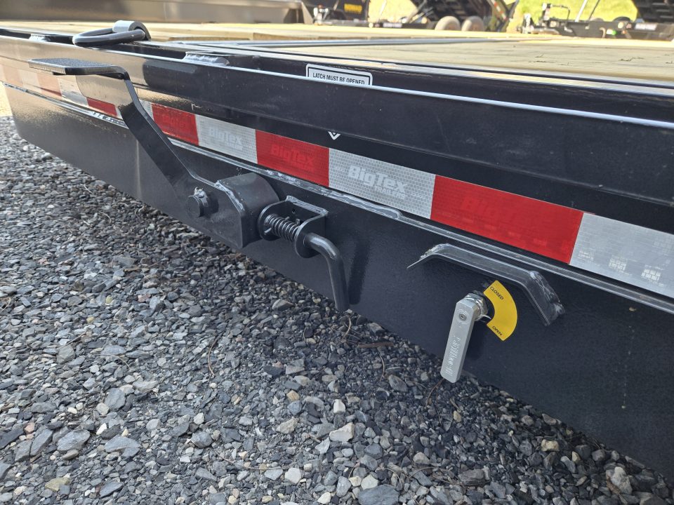 New 7 x 22 (16+6) Big Tex 14TL Tilt Bed Equipment Trailer, 14k GVWR **6' Stationary Deck, Removable Fenders, Adj. Hyd. Dampener