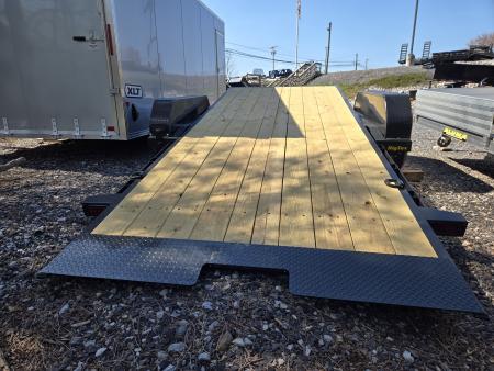 New 7 x 22 (16+6) Big Tex 14TL Tilt Bed Equipment Trailer, 14k GVWR **6' Stationary Deck, Removable Fenders, Adj. Hyd. Dampener