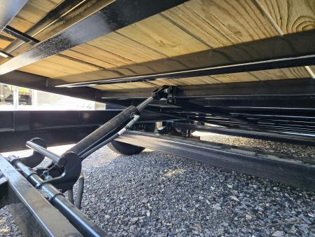 New 7 x 22 (16+6) Big Tex 14TL Tilt Bed Equipment Trailer, 14k GVWR **6' Stationary Deck, Removable Fenders, Adj. Hyd. Dampener