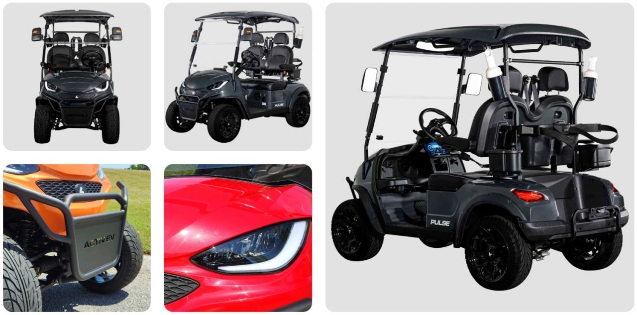 New 2026 ActivEV ActivEV "The PULSE" 2 Seater Street-Legal Golf Cart Golf Cart