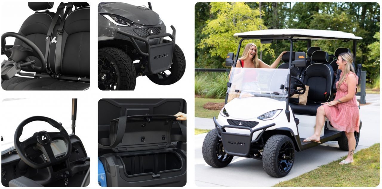 New 2026 ActivEV ActivEV "The PULSE" 4 Seater Forward Facing Street-Legal Golf Car Golf Cart