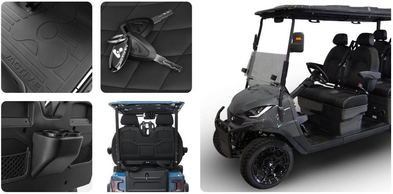 New 2026 ActivEV ActivEV "The PULSE" 4 Seater Forward Facing Street-Legal Golf Car Golf Cart