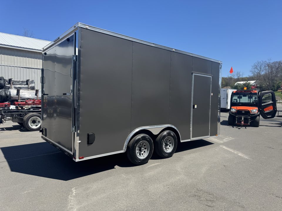New 2026 Spartan Cargo SP8.5X16TA Cargo / Enclosed Trailer *CHARCOAL