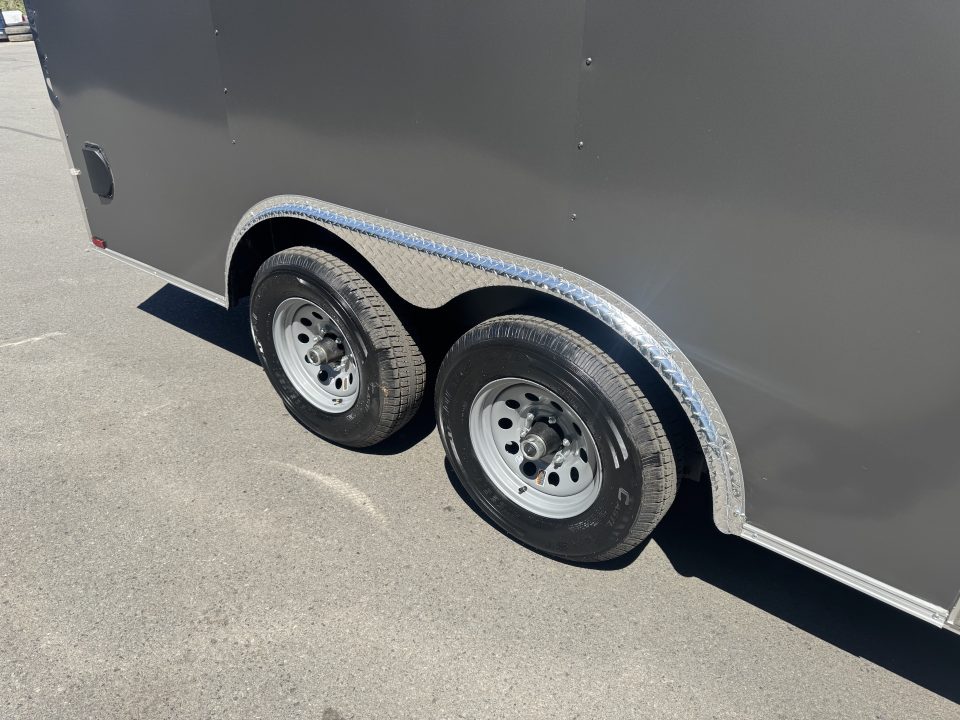 New 2026 Spartan Cargo SP8.5X16TA Cargo / Enclosed Trailer *CHARCOAL