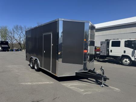 New 2026 Spartan Cargo SP8.5X16TA Cargo / Enclosed Trailer *CHARCOAL