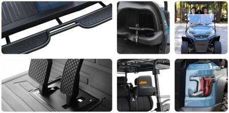 New 2026 ActivEV ActivEV "The PULSE" 4 Seater Lifted Forward Facing Street-Legal Golf Car Golf Cart