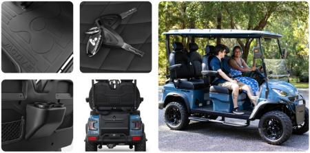 New 2026 ActivEV ActivEV "The PULSE" 4 Seater Lifted Forward Facing Street-Legal Golf Car Golf Cart