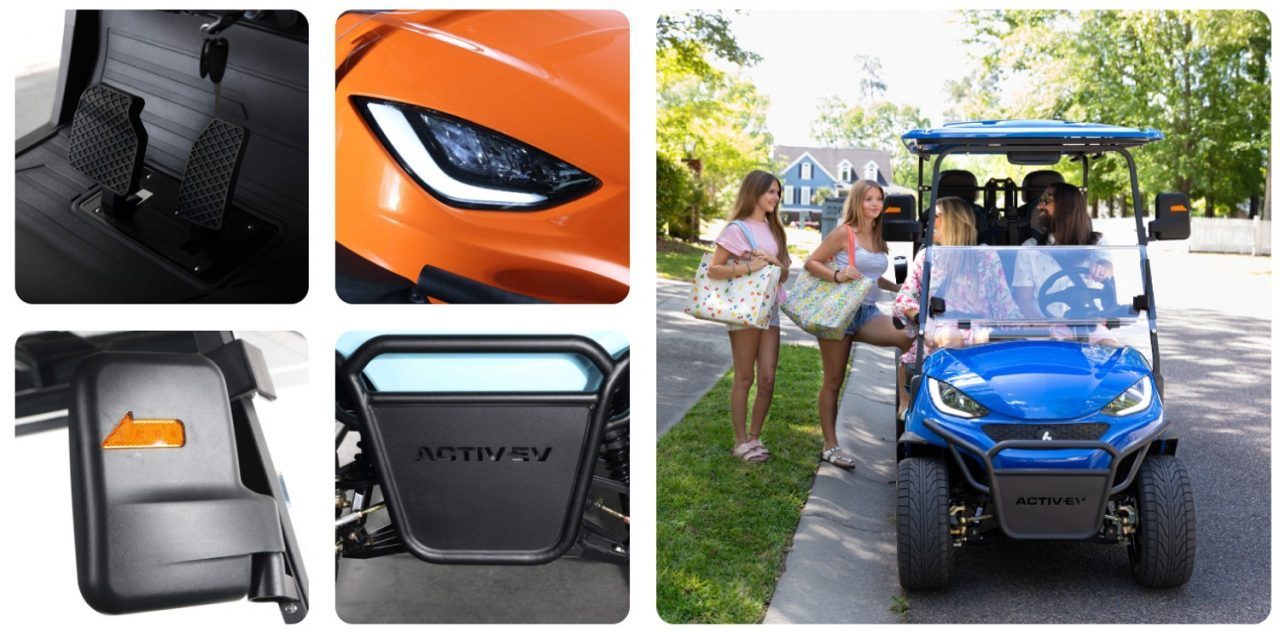 New 2026 ActivEV ActivEV "The PULSE" 4 Seater Lifted Forward Facing Street-Legal Golf Car Golf Cart