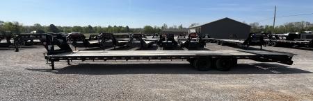Used 2022 PJ Trailers 102"X40' 25k GVWR Gooseneck Flatbed Trailer