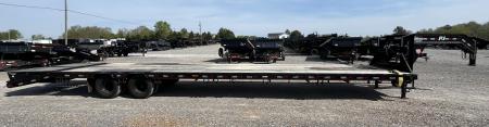 Used 2022 PJ Trailers 102"X40' 25k GVWR Gooseneck Flatbed Trailer