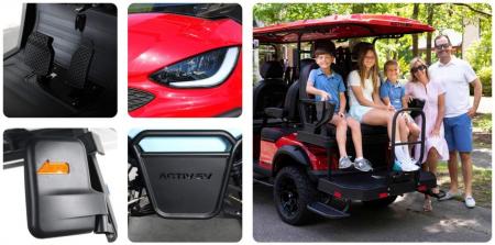 New 2026 ActivEV ActivEV "The PULSE" 6 Seater Lifted Street-Legal Golf Car Golf Cart