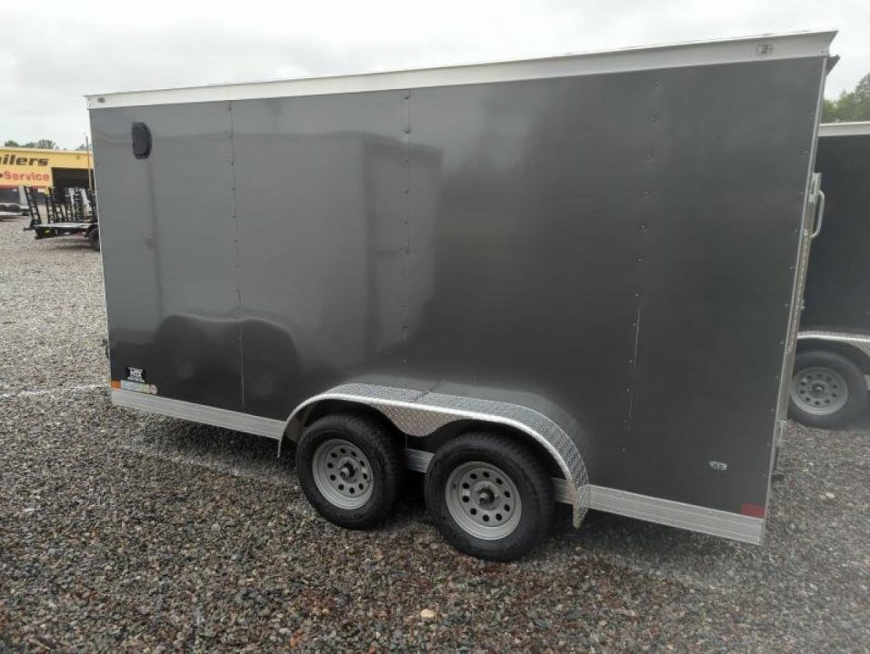 New 2026 Covered Wagon Trailers 7x14 Gold Series w/ Ramp Cargo / Enclosed Trailer Extra Height