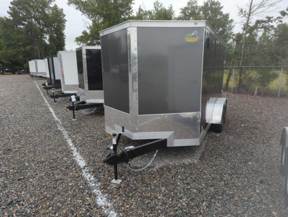 New 2026 Covered Wagon Trailers 7x14 Gold Series w/ Ramp Cargo / Enclosed Trailer Extra Height