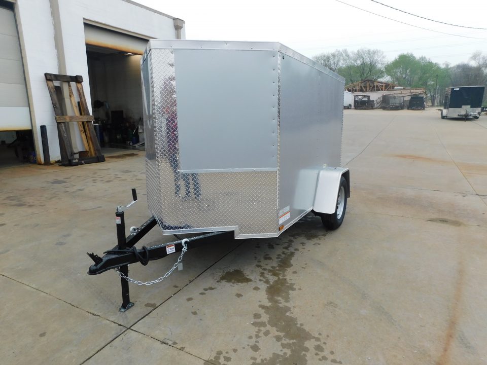 New 2026 Arising 5X8 2990 GVWR Ramp Door Cargo / Enclosed Trailer