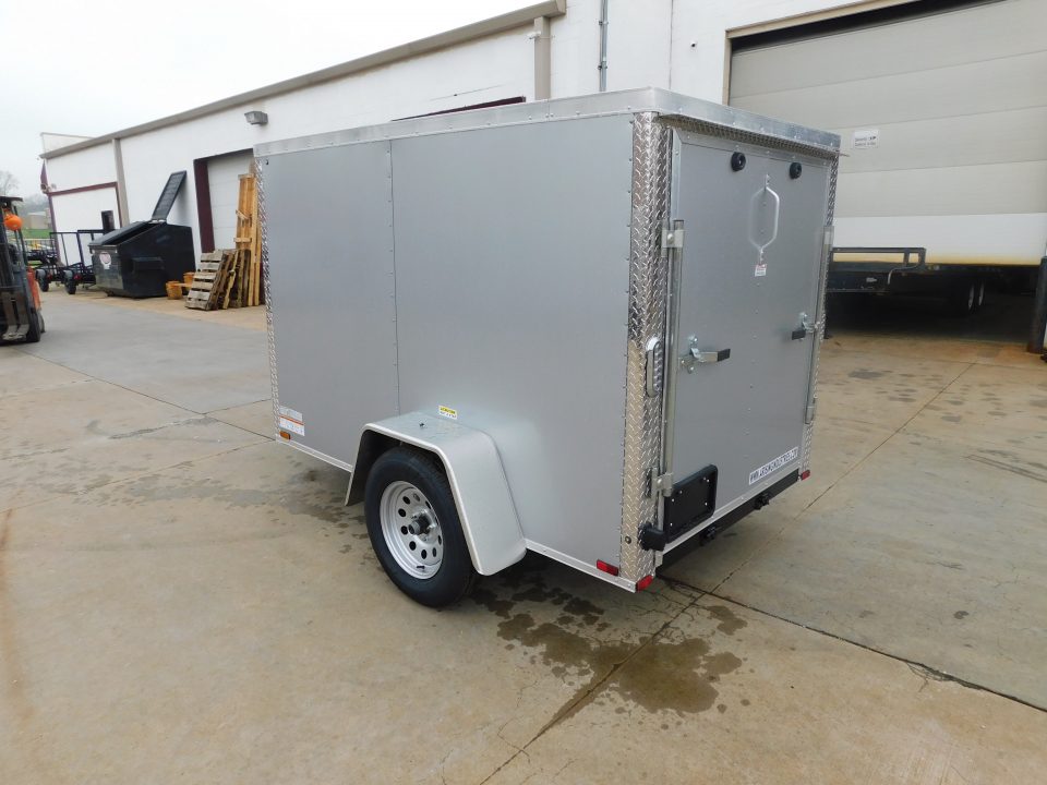 New 2026 Arising 5X8 2990 GVWR Ramp Door Cargo / Enclosed Trailer
