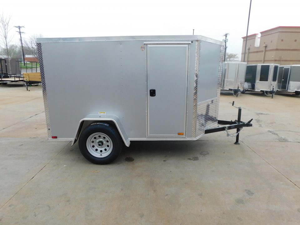 New 2026 Arising 5X8 2990 GVWR Ramp Door Cargo / Enclosed Trailer