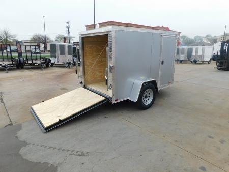 New 2026 Arising 5X8 2990 GVWR Ramp Door Cargo / Enclosed Trailer