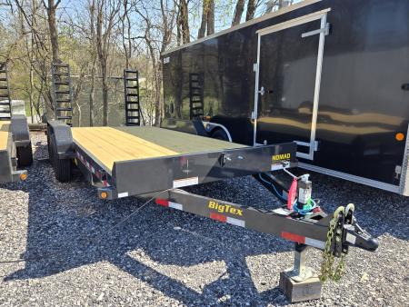 New 7 x 18 Big Tex 14EB NOMAD Equipment Trailer, 14k GVWR ***