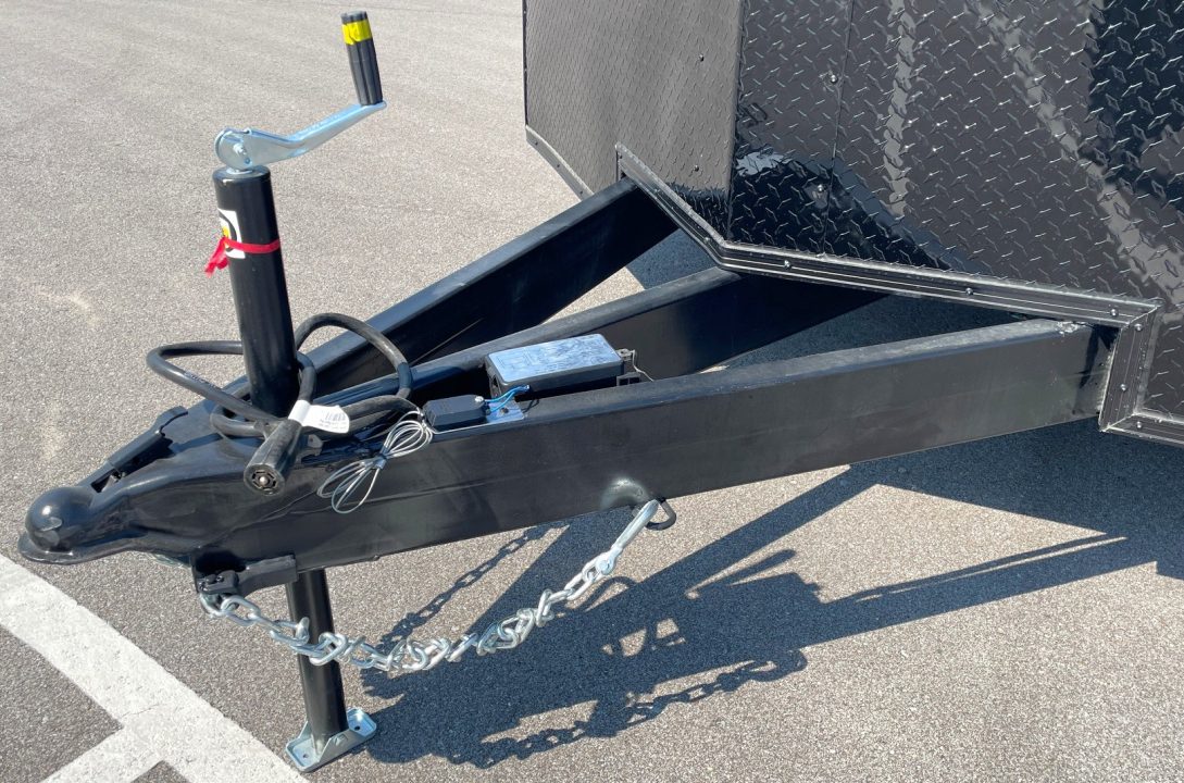 New 8.5 x 20' Enclosed Blackout Car / Racing Trailer 9,990LB, 7' High, Spoiler, Spread Axles