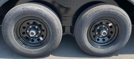 New 8.5 x 20' Enclosed Blackout Car / Racing Trailer 9,990LB, 7' High, Spoiler, Spread Axles