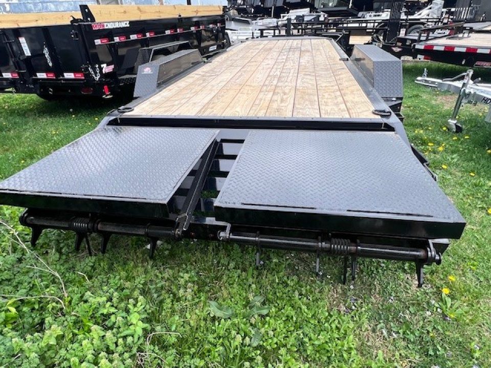 Used 2025 Liberty 83x19+3 14K Monster Ramps Equipment Trailer