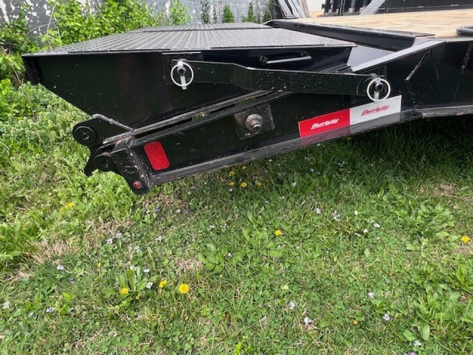 Used 2025 Liberty 83x19+3 14K Monster Ramps Equipment Trailer