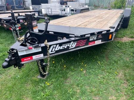 Used 2025 Liberty 83x19+3 14K Monster Ramps Equipment Trailer