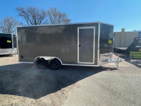 New 2026 ALCOM 8.5 X 16 Aluminum Frame Cargo / Enclosed Trailer