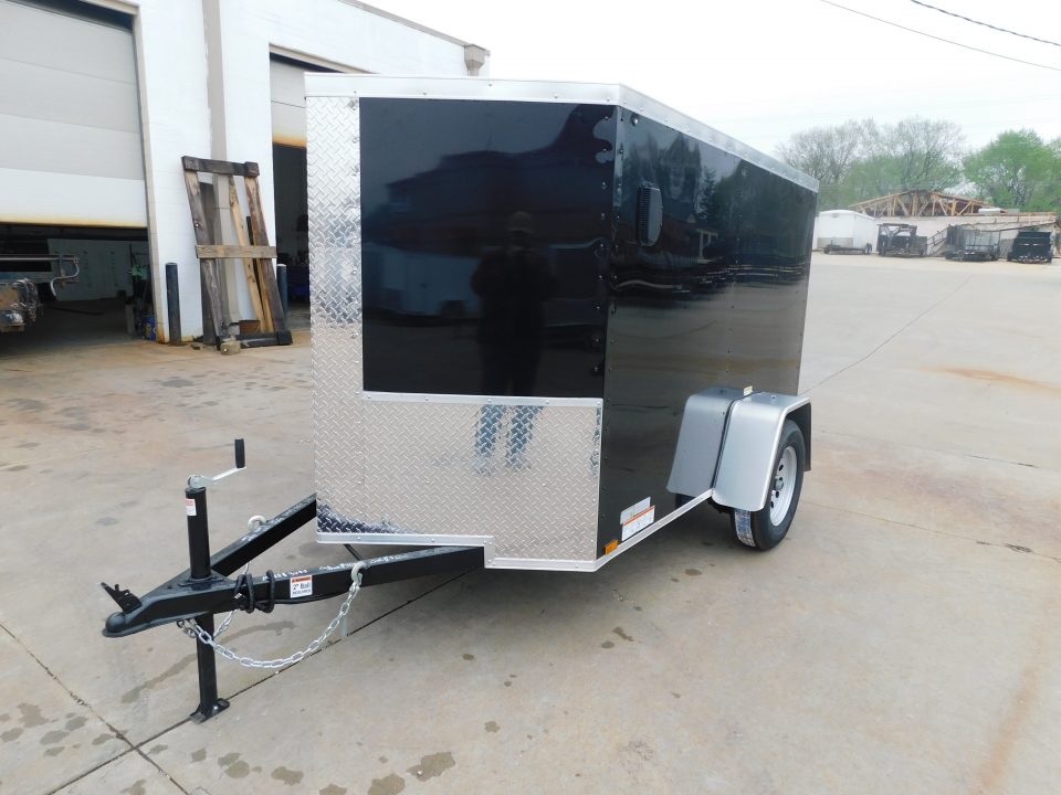 New 2026 Arising 5X8 2990 GVWR Ramp Door Cargo / Enclosed Trailer