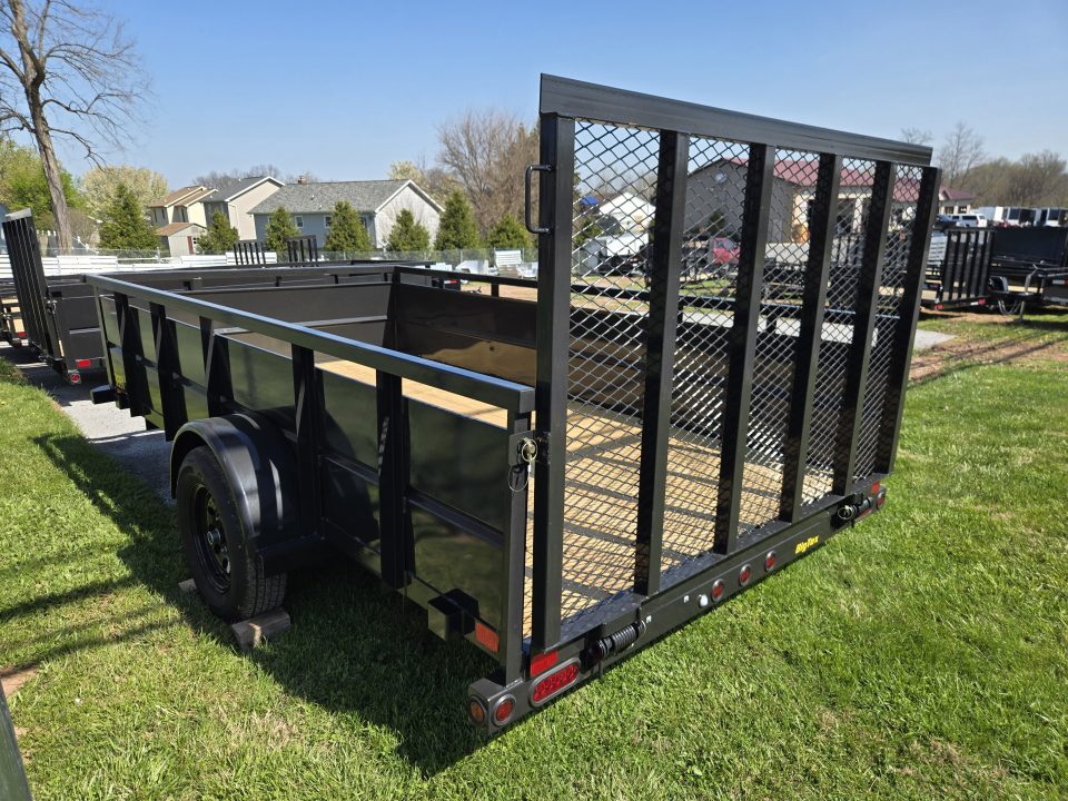 New 6'5" x 12 Big Tex Vanguard 35SV Steel High Side Utility 3kTrailer, 3K GVWR **Spring Assist Gate, Spare Mount