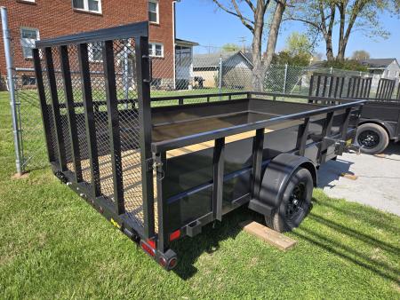 New 6'5" x 12 Big Tex Vanguard 35SV Steel High Side Utility 3kTrailer, 3K GVWR **Spring Assist Gate, Spare Mount