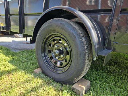 New 6'5" x 12 Big Tex Vanguard 35SV Steel High Side Utility 3kTrailer, 3K GVWR **Spring Assist Gate, Spare Mount